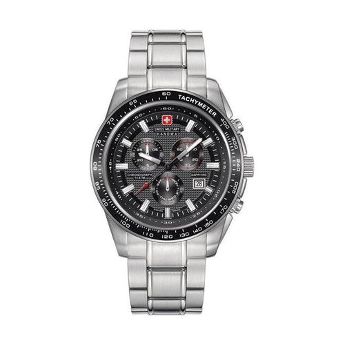 Load image into Gallery viewer, Swiss Military Hanowa Men&#39;s SM06-5225.04.007 Black Dial Stainless Steel Watch
