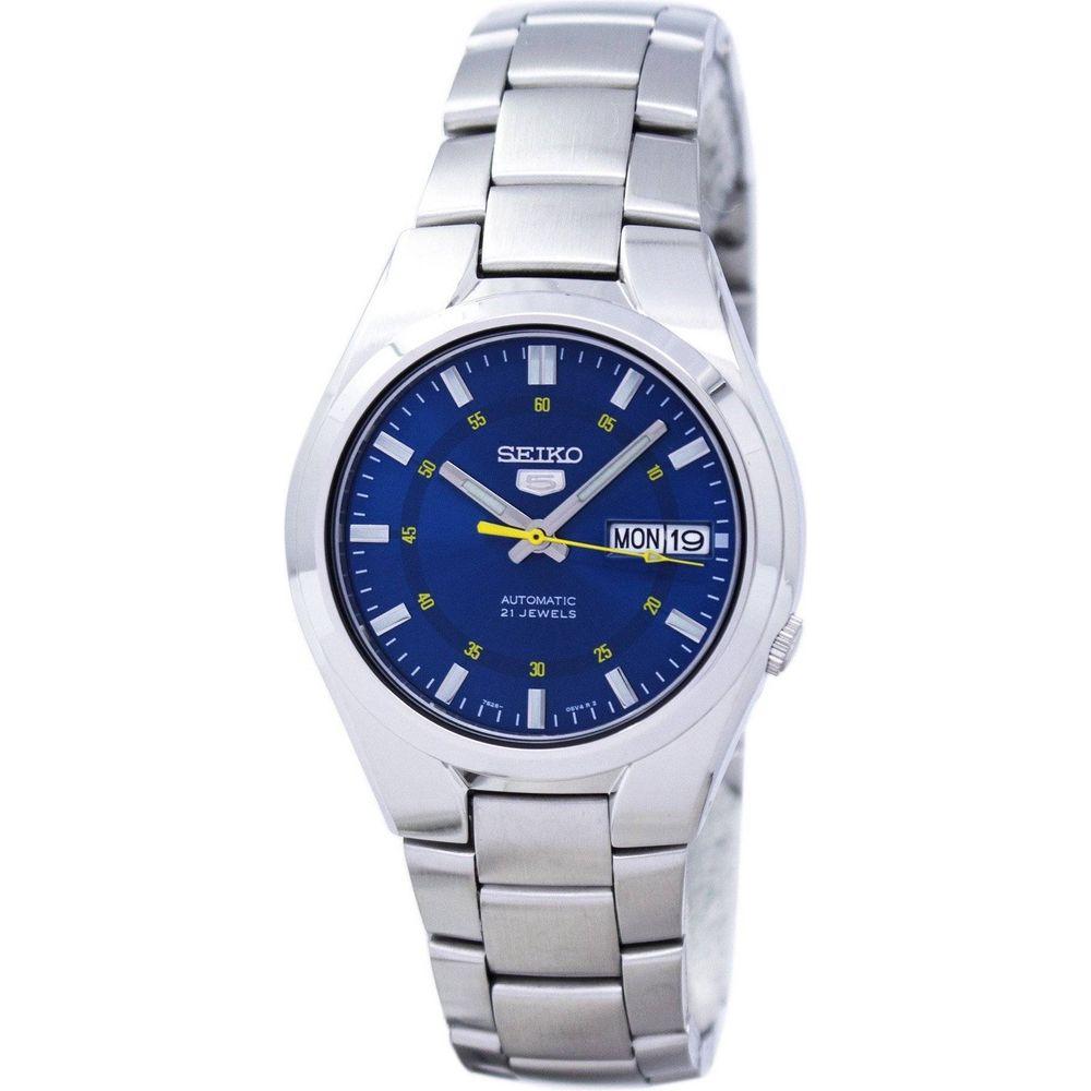 Seiko 5 Sports Automatic SNK615 SNK615K1 SNK615K Men's Blue Stainless Steel Watch