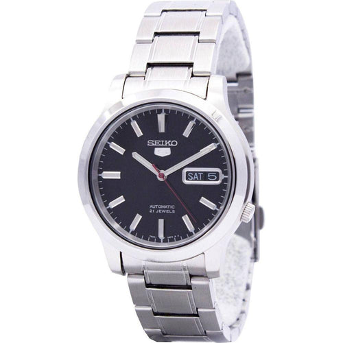 Load image into Gallery viewer, Seiko Automatic SNK795 SNK795K1 SNK795K Men&#39;s Watch - Stainless Steel, Black Dial
