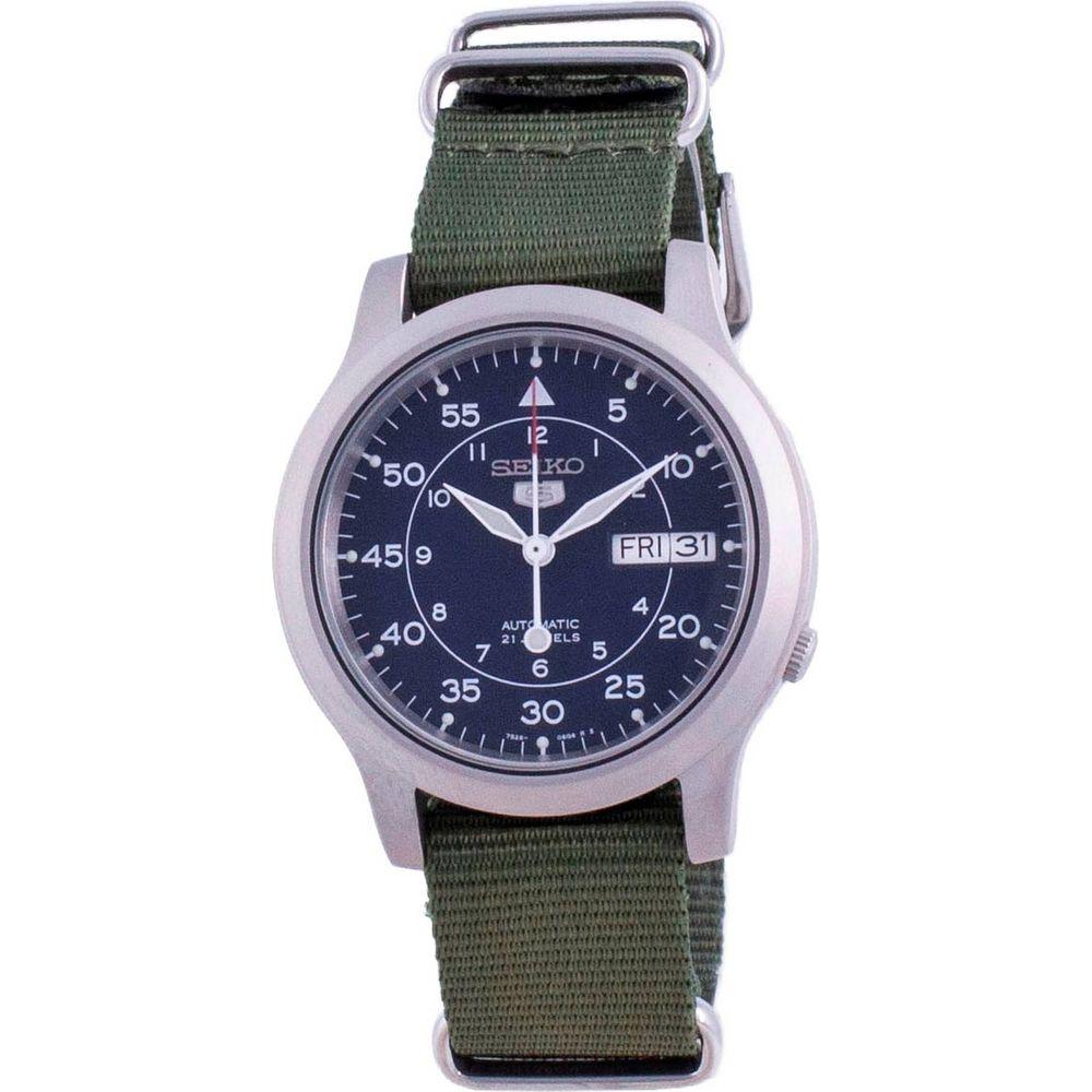 Seiko 5 Military SNK807K2 Automatic Nylon Strap Men's Watch - Blue: The Rugged Elegance of the Seiko 5 Military SNK807K2 Blue Automatic Men's Watch