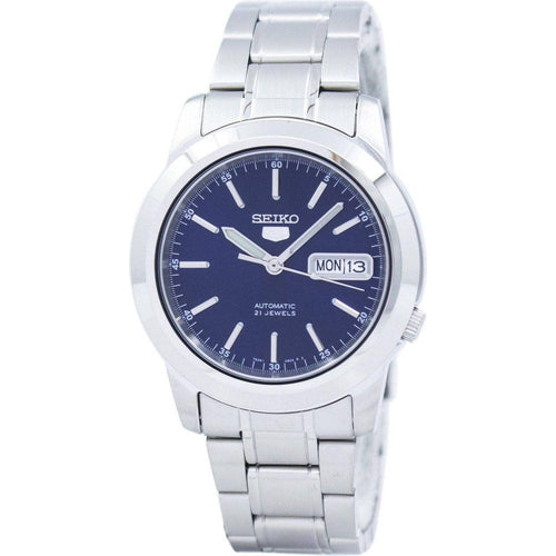 Load image into Gallery viewer, Seiko 5 Automatic SNKE51 SNKE51K1 SNKE51K Men&#39;s Blue Stainless Steel Bracelet Watch
