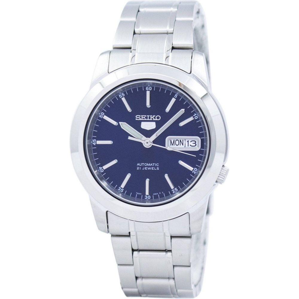 Seiko 5 Automatic SNKE51 SNKE51K1 SNKE51K Men's Blue Stainless Steel Bracelet Watch