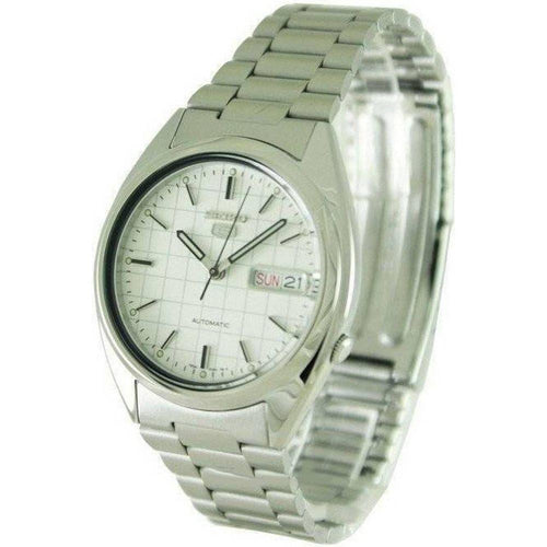 Load image into Gallery viewer, Seiko 5 Automatic SNXF05 SNXF05K1 SNXF05K Men&#39;s Stainless Steel Watch, White Dial
