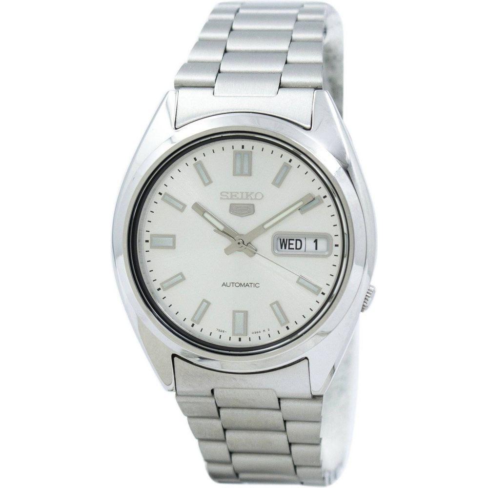 Seiko 5 Automatic SNXS73 SNXS73K1 SNXS73K Men's Silver Stainless Steel Watch