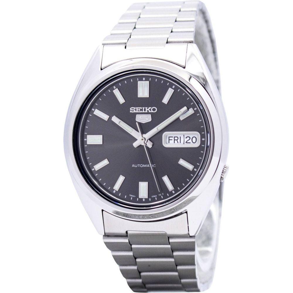 Seiko 5 Automatic SNXS79 SNXS79K1 SNXS79K Men's Stainless Steel Black Dial Watch