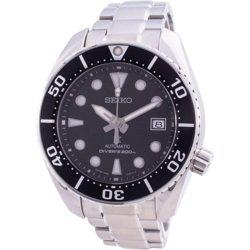 Load image into Gallery viewer, Seiko Prospex Sumo Automatic Diver&#39;s SPB101 SPB101J1 SPB101J 200M Men&#39;s Watch - Stainless Steel, Black Dial
