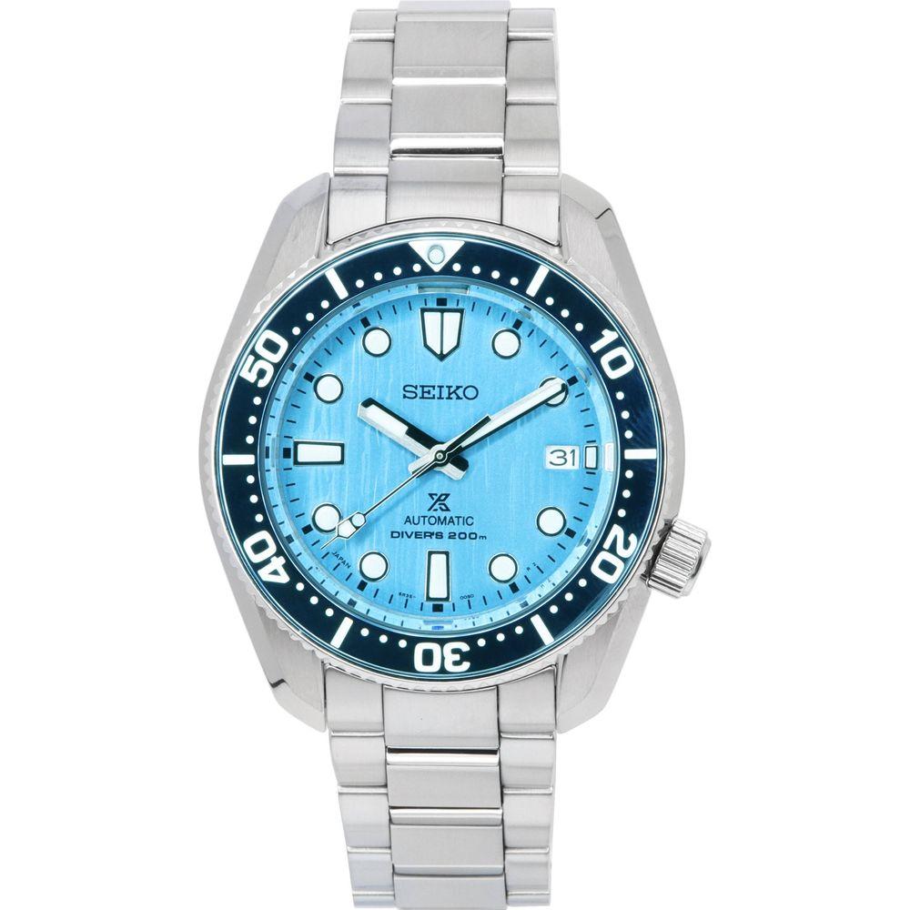 Seiko Prospex Glacier Save The Oceans 1968 Special Edition Automatic Diver's SPB299 SPB299J1 SPB299J 200M Men's Watch - Stainless Steel, Light Blue Dial
