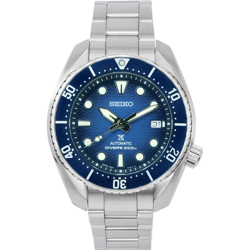 Load image into Gallery viewer, Seiko Prospex Sea King Sumo Blue Dial Automatic Diver&#39;s SPB321 SPB321J1 SPB321J 200M Men&#39;s Watch - Stainless Steel, Sapphire Crystal, 70-Hour Power Reserve
