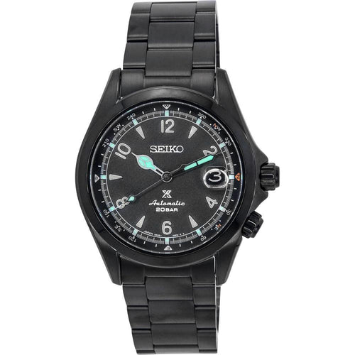 Load image into Gallery viewer, Seiko Prospex Alpinist The Black Series Limited Edition SPB337J1 Automatic Diver&#39;s 200M Men&#39;s Watch in Black Stainless Steel
