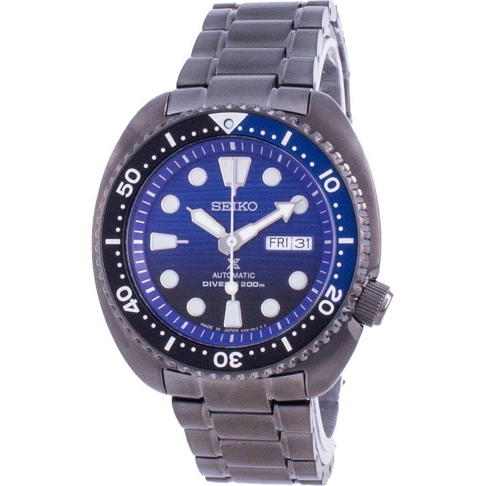 Seiko Prospex Save The Ocean Turtle Edition Automatic SRPD11 SRPD11J1 SRPD11J 200M Men's Blue Stainless Steel Watch