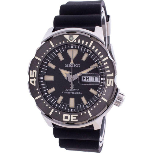 Load image into Gallery viewer, Seiko Prospex SRPD27 Men&#39;s Automatic Diver&#39;s Watch - Black Dial, Stainless Steel Case, Silicone Strap
