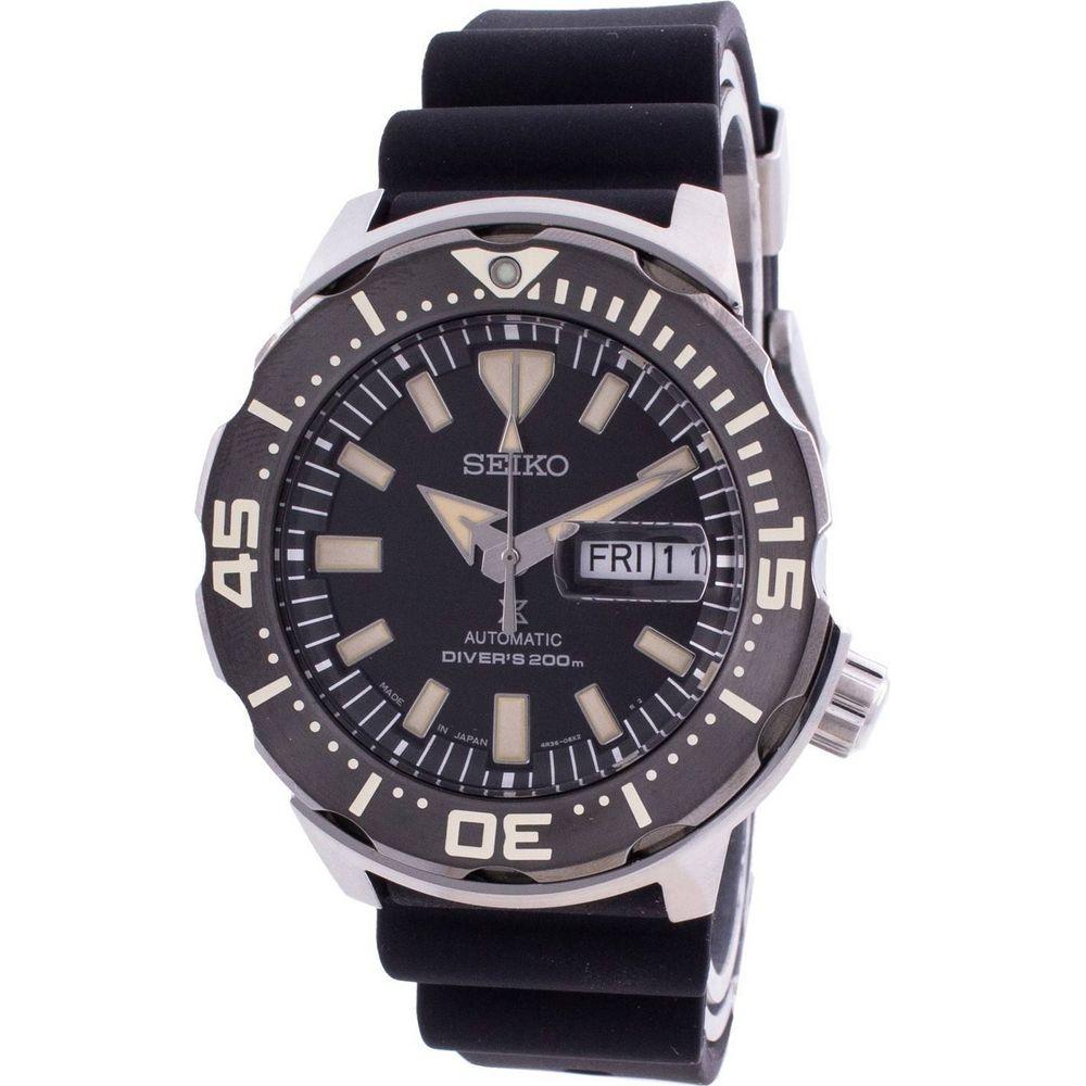 Seiko Prospex SRPD27 Men's Automatic Diver's Watch - Black Dial, Stainless Steel Case, Silicone Strap