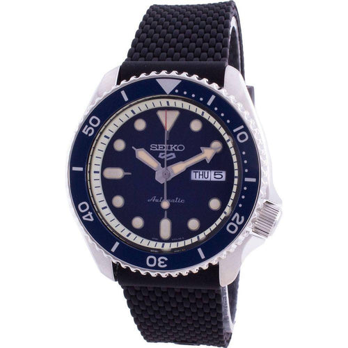 Load image into Gallery viewer, Seiko 5 Sports SRPD71K2 100M Men&#39;s Blue Dial Automatic Watch - The Epitome of Style and Precision

