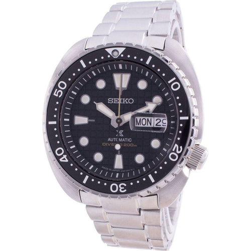 Load image into Gallery viewer, Seiko Prospex Turtle SRPE03J1 Automatic Diver&#39;s Watch for Men - Stainless Steel, Black Dial
