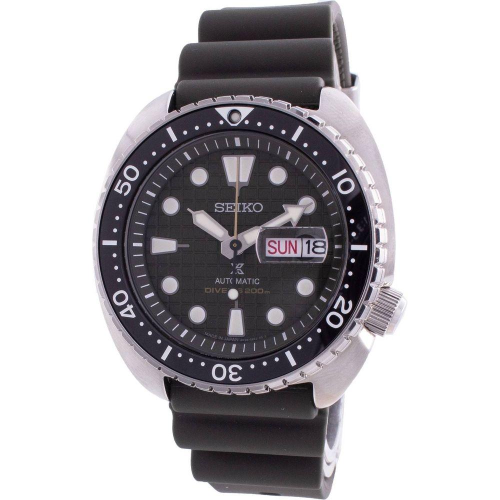 Seiko Prospex Turtle SRPE05J1 Automatic Diver's Watch - Men's, Green Dial