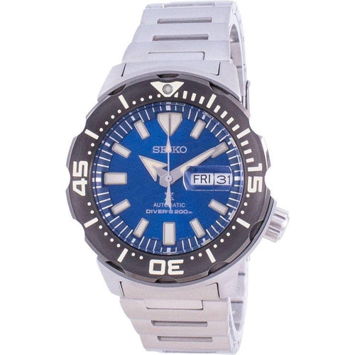 Load image into Gallery viewer, Seiko Prospex SRPE09K1 Diver&#39;s Automatic Men&#39;s Watch - Save The Ocean Special Edition, Stainless Steel, Blue Dial
