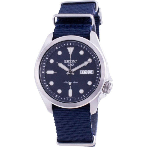 Load image into Gallery viewer, Seiko 5 Sports Men&#39;s Automatic Blue Dial Nylon Strap Watch SRPE63 SRPE63K1 SRPE63K
