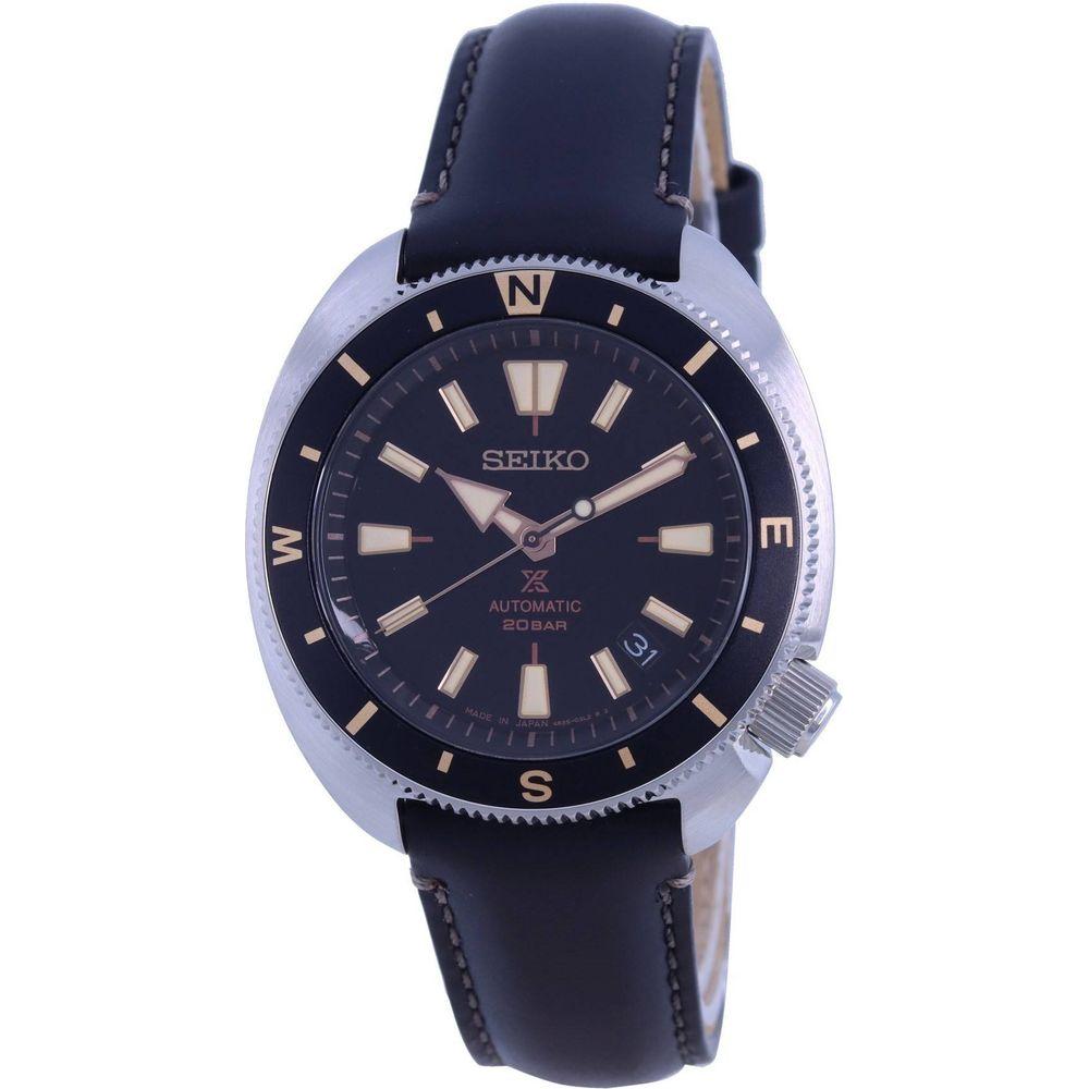 Seiko Prospex Land Tortoise Automatic Diver's SRPG17 SRPG17J1 SRPG17J 200M Men's Watch - Stainless Steel Case, Leather Strap, Black Dial

Introducing the Seiko Prospex Land Tortoise SRPG17 Automatic Diver's Watch for Men in Black