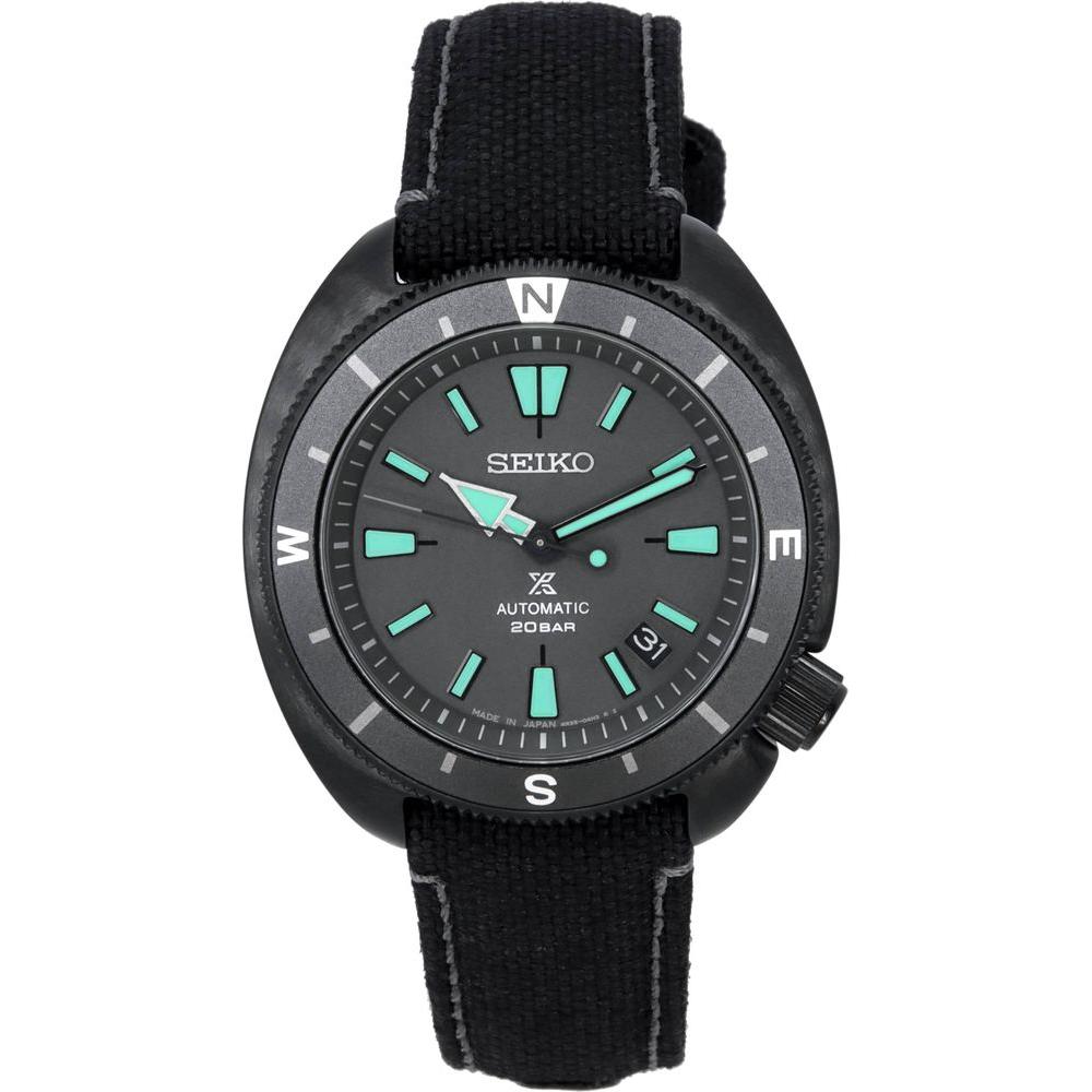 Seiko Prospex Tortoise Black Series Limited Edition Automatic Diver's Watch SRPH99J1 - Men's, Black
