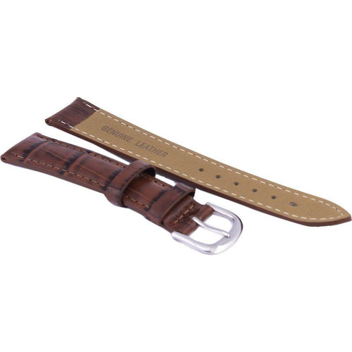 Load image into Gallery viewer, Elevate Your Timepiece Game with the Premium Dark Brown Leather Watch Strap - Unisex 18mm Replacement Band
