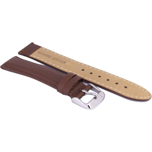Load image into Gallery viewer, Elevate Your Timepiece with the RBLS-18MM-BR Men&#39;s Brown Leather Watch Strap Replacement
