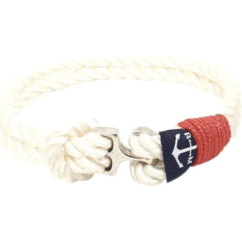 Load image into Gallery viewer, Sailors White and Red Nautical Bracelet-0
