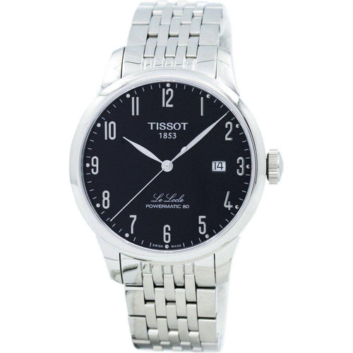 Load image into Gallery viewer, Tissot Le Locle Automatic Powermatic 80 T006.407.11.052.00 Men&#39;s Black Stainless Steel Watch
