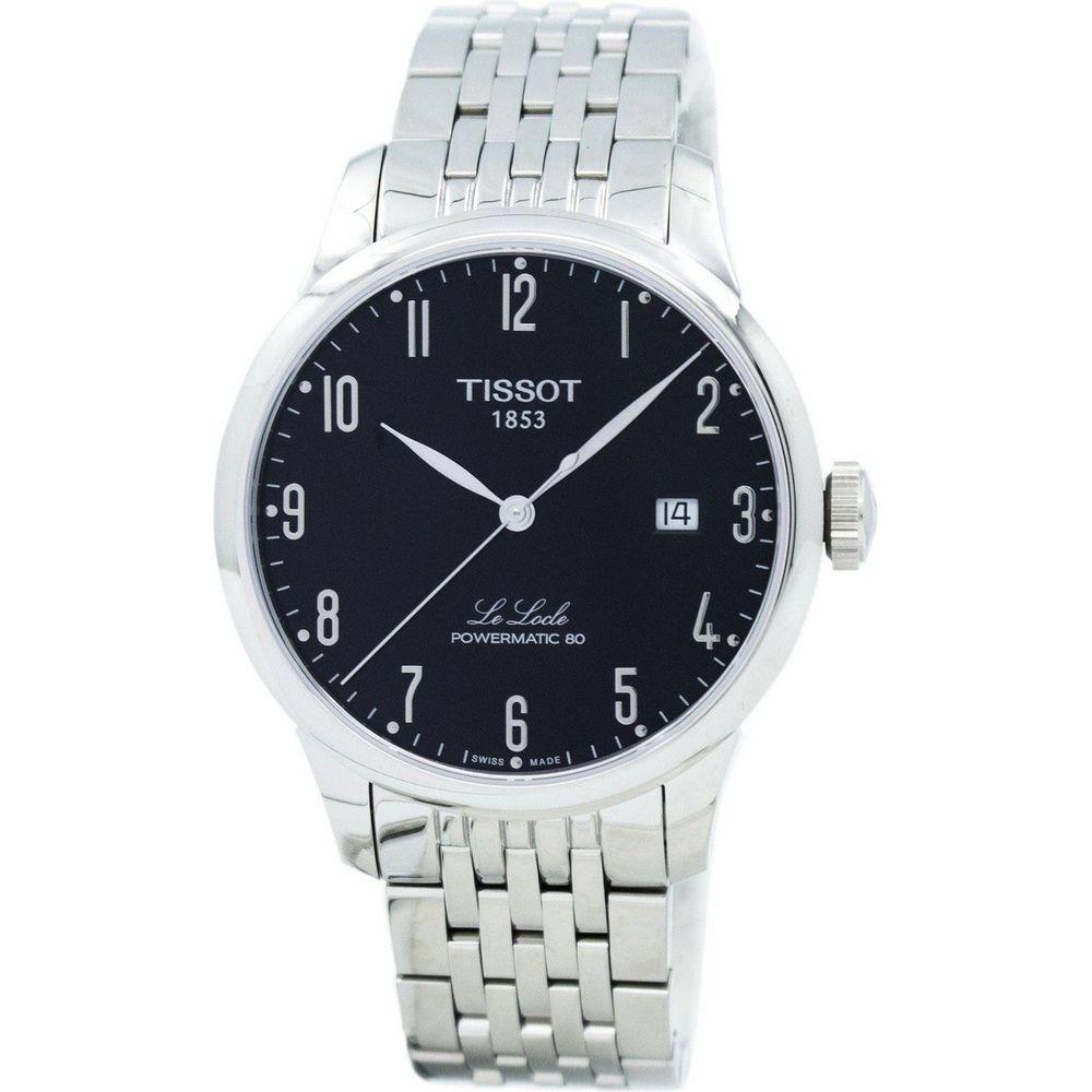 Tissot Le Locle Automatic Powermatic 80 T006.407.11.052.00 Men's Black Stainless Steel Watch