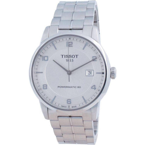 Load image into Gallery viewer, Tissot T-Classic Luxury Powermatic 80 Automatic Men&#39;s Watch T086.407.11.037.00 - Stainless Steel Silver Dial
