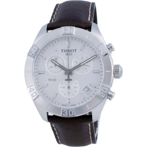 Load image into Gallery viewer, Tissot T-Classic PR 100 Sport Chronograph Quartz T101.617.16.031.00 T1016171603100 100M Men&#39;s Watch in Silver
