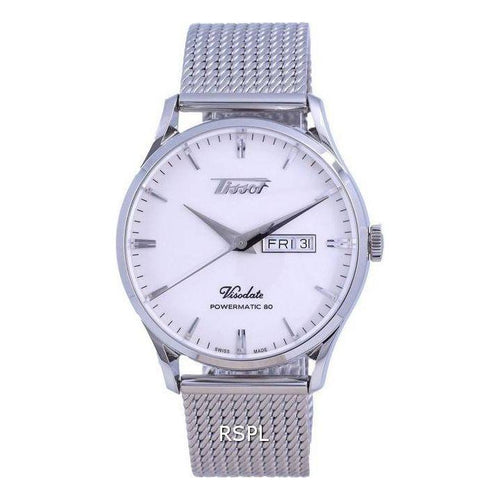 Load image into Gallery viewer, Tissot Heritage Visodate Powermatic 80 T118.430.11.271.00 T1184301127100 Men&#39;s Silver Stainless Steel Automatic Watch
