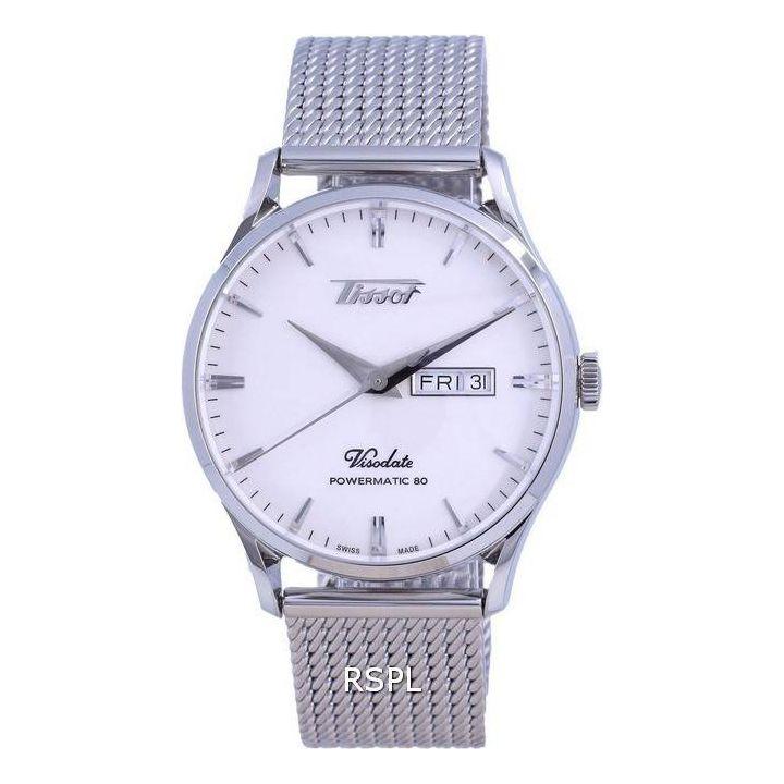 Tissot Heritage Visodate Powermatic 80 T118.430.11.271.00 T1184301127100 Men's Silver Stainless Steel Automatic Watch