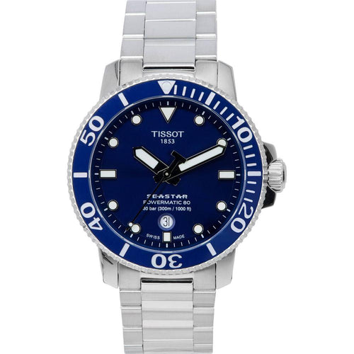 Load image into Gallery viewer, Tissot Seastar 1000 Professional Powermatic 80 Blue Dial Diver&#39;s T120.407.11.041.03 T1204071104103 300M Men&#39;s Watch

