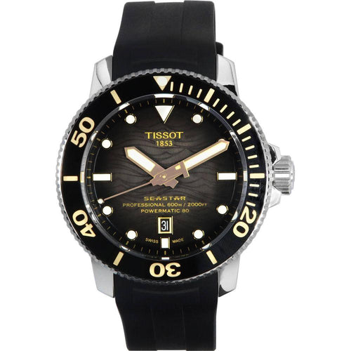 Load image into Gallery viewer, Tissot T-Sport Seastar 2000 Professional Powermatic 80 Diver&#39;s T120.607.17.441.01 T1206071744101 600M Men&#39;s Watch - Graded Grey and Black
