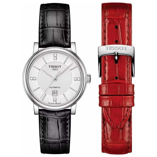 Load image into Gallery viewer, TISSOT Mod. CARSON AUTOMATIC W-DIAMONDS - Special Pack + Extra Strap-0
