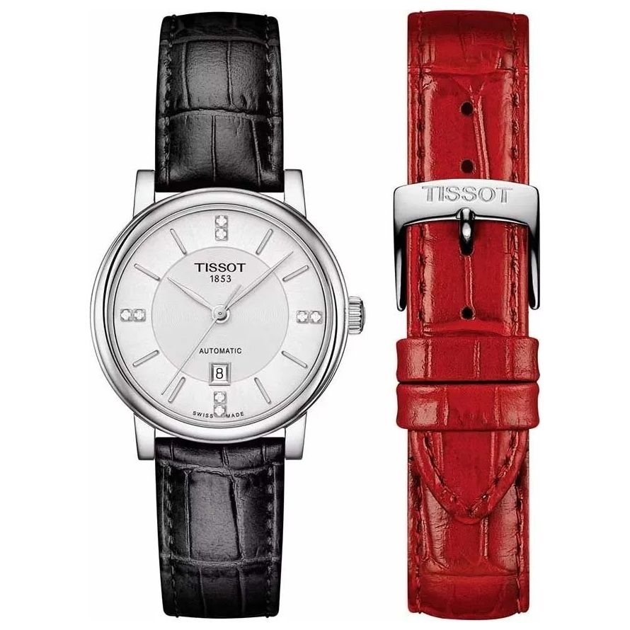 TISSOT Mod. CARSON AUTOMATIC W-DIAMONDS - Special Pack + Extra Strap-0