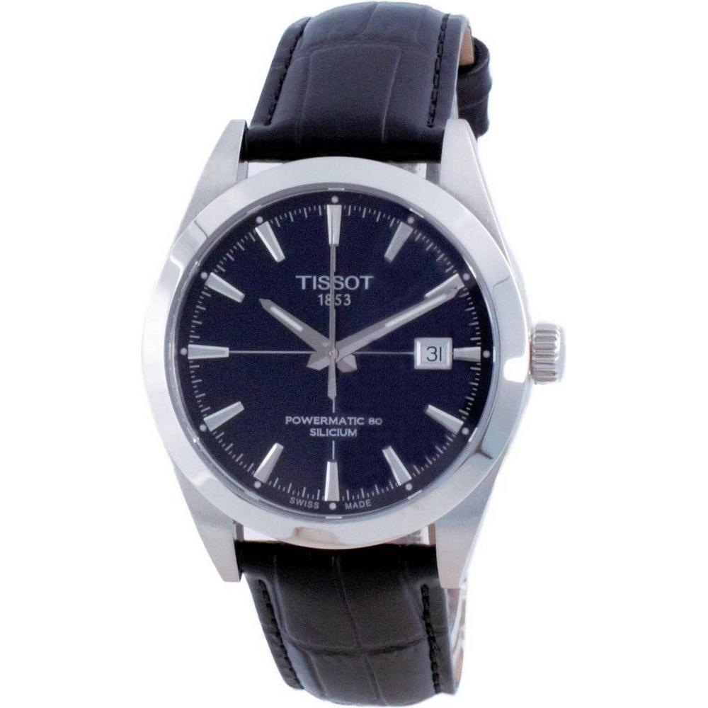 Tissot T-Classic Gentleman Powermatic 80 Silicium Automatic Watch T127.407.16.041.01 - Men's, Blue Dial