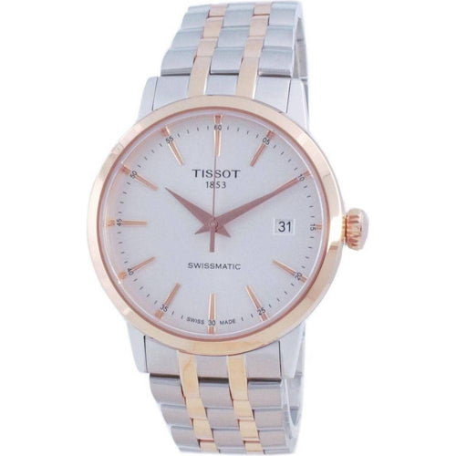 Load image into Gallery viewer, Tissot T-Classic Dream Swissmatic Automatic T129.407.22.031.00 T1294072203100 Men&#39;s Two Tone Stainless Steel Watch
