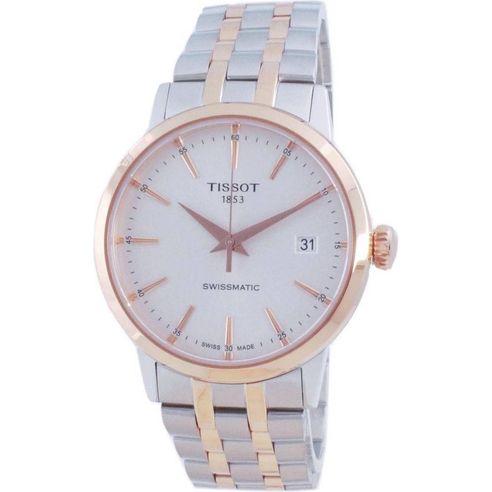 Tissot T-Classic Dream Swissmatic Automatic T129.407.22.031.00 T1294072203100 Men's Two Tone Stainless Steel Watch