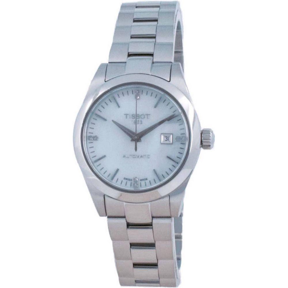 Tissot T-My Lady Automatic Diamond Accents T132.007.11.116.00 T1320071111600 100M Women's Watch - Stainless Steel with White Mother of Pearl Dial