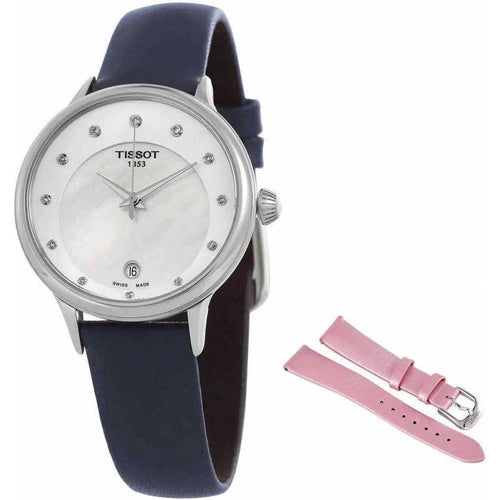 Load image into Gallery viewer, Tissot T-Lady Odaci-T Diamond Accents White Mother Of Pearl Dial Quartz T133.210.16.116.00 T1332101611600 Women&#39;s Watch

