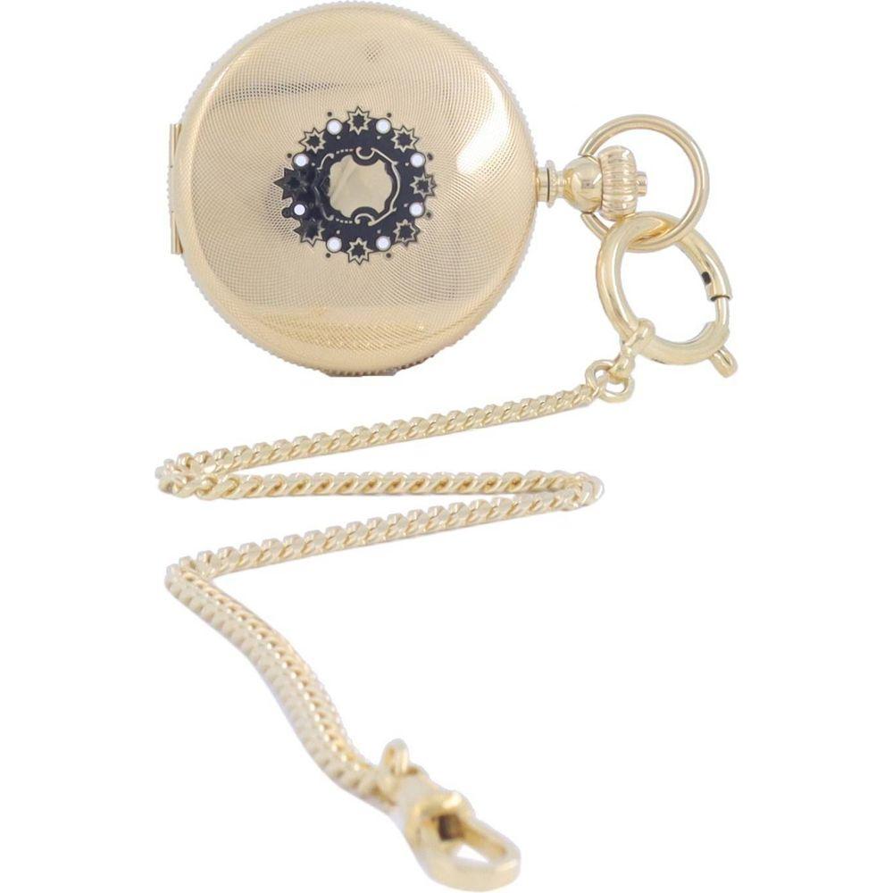 Tissot Savonnette White Dial Mechanical Pocket Watch T867.405.39.013.00 - Men's Gold Tone Stainless Steel Caliber ETA 6498-1 17 Jewels