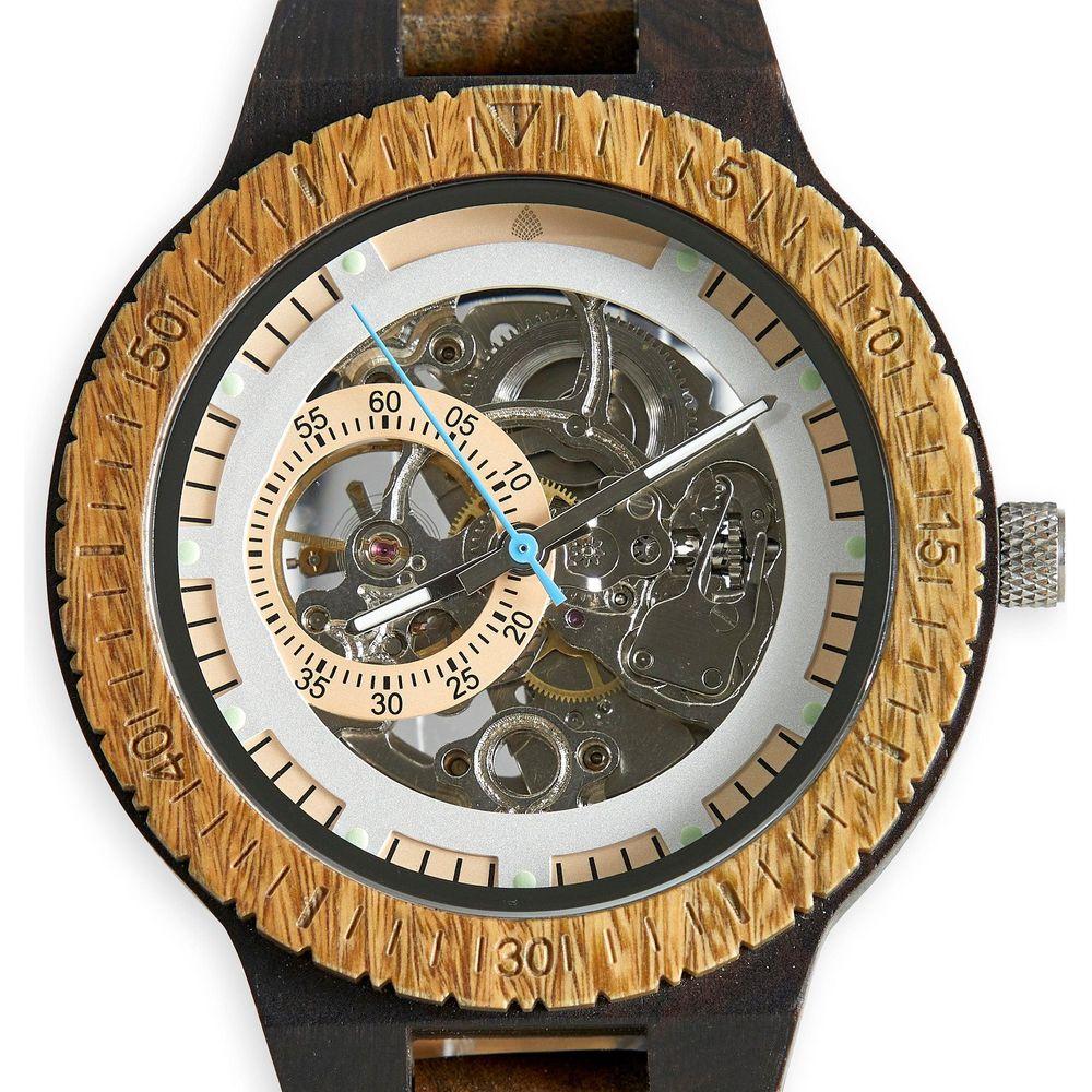 Hemlock HM-001 Men's Green Sandalwood & Ebony Mechanical Wristwatch