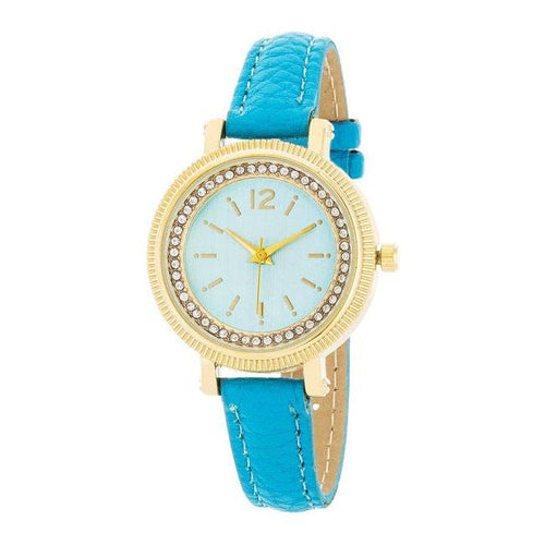 Load image into Gallery viewer, Turquoise Leather Watch Strap Replacement for Women&#39;s Watches
