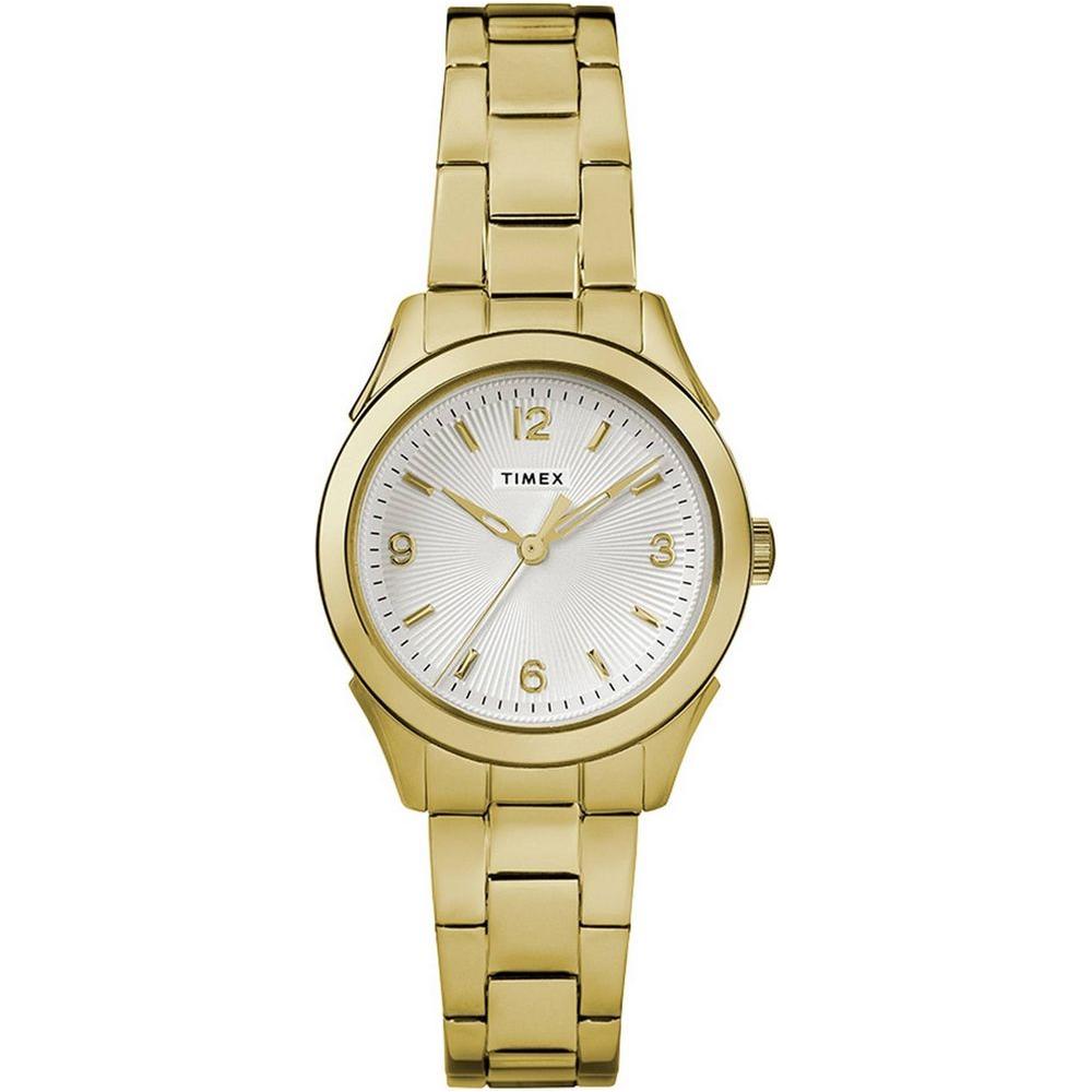 Timex Torrington TW2R91400 Women's Gold Tone Stainless Steel Quartz Watch - White Dial