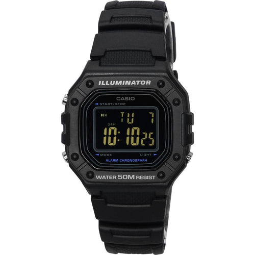 Load image into Gallery viewer, Casio Men&#39;s XYZ123 Black Dial Digital Quartz Watch with Resin Strap - Sleek Black
