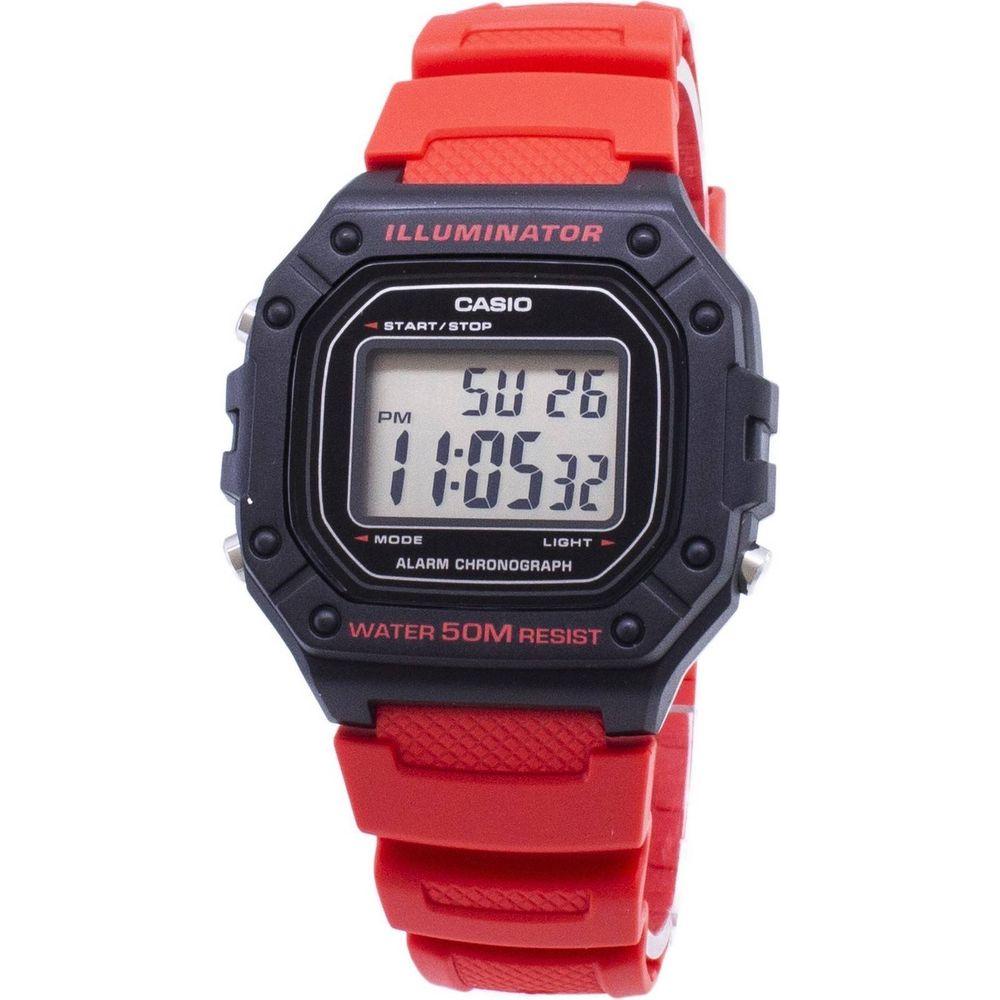 Black Resin Replacement Watch Strap for Men's Casio Digital Adventure Watch - XYZ1234