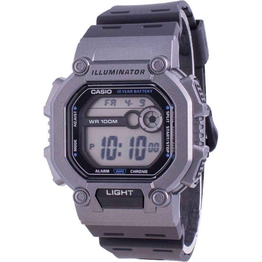 Casio Night Glow W-737H-1A2 Men's Digital Watch - Black Resin: The Ultimate Timepiece for Stylish Men