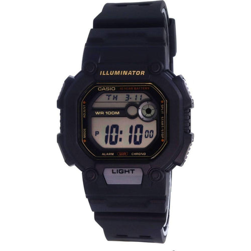 Load image into Gallery viewer, Casio Gents Resin Quartz Digital Dial Watch - Model XYZ123, Black
