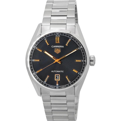 Load image into Gallery viewer, TAG Heuer Carrera WBN2113.BA0639 Men&#39;s Stainless Steel Automatic Watch with Black Dial
